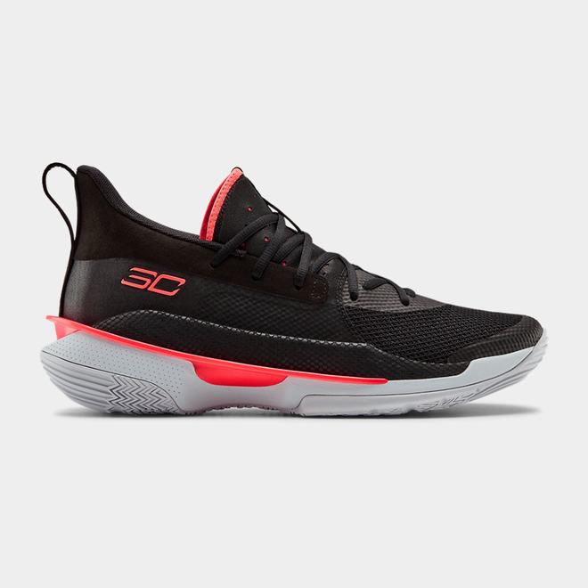 Under Armour Curry 7 - Panske Basketbalove Topanky - Čierne/Siva